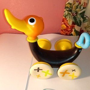 VINTAGE WALKING TALKING COLORFUL DUCK FOR BABY